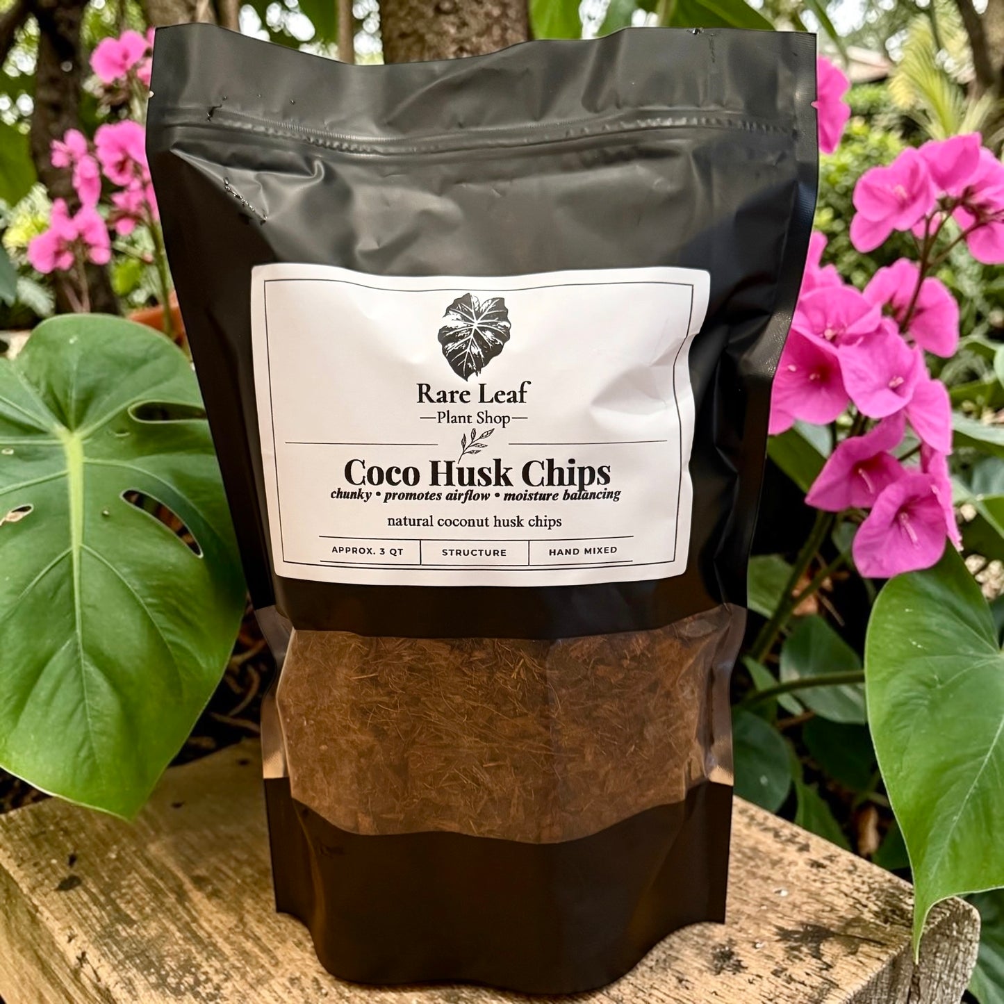 Coco Husk Chips – Soil Amendment (3 QT)