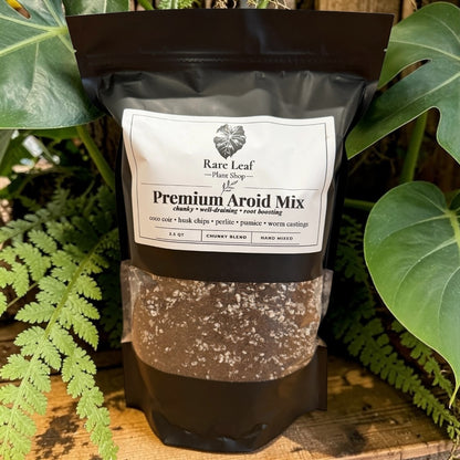 Premium Aroid Mix chunky well-draining soil blend, 3.5 quart bag