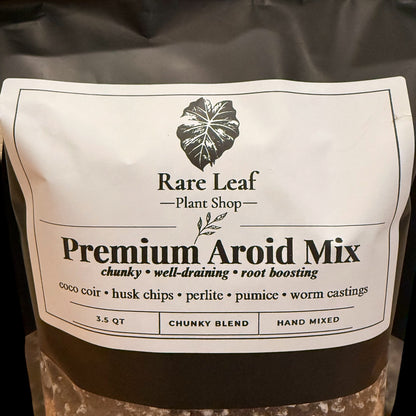 Premium Aroid Mix chunky well-draining soil blend, 3.5 quart bag